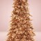 6.5ft Champagne Gold Slim Prelit Christmas Tree Warm White Lights